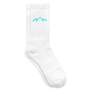 Berg Bergsteigen - Tennissocken - Weiß - Rechts