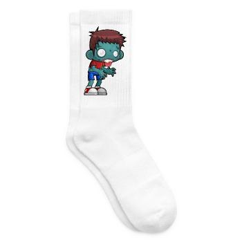 Zombie - Tennissocken - Weiß - Rechts