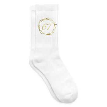 67 - Tennissocken - Weiß - Rechts