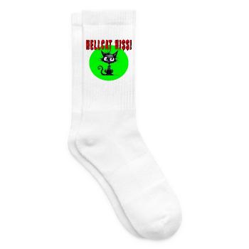 Höllenkatze zischt! 2 - Tennissocken - Weiß - Rechts