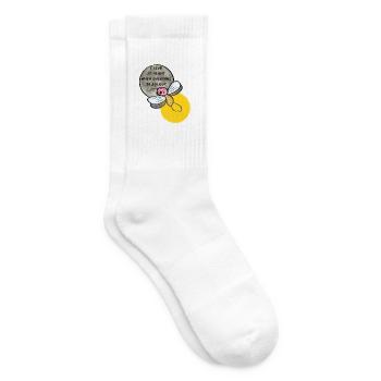 Kleines Glühwürmchen - Tennissocken - Weiß - Rechts
