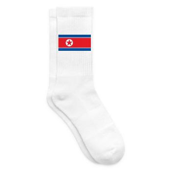 Nordkorea - Tennissocken - Weiß - Rechts