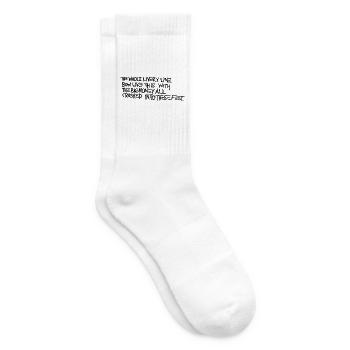 Basquiat - Tennis socks - white - Right