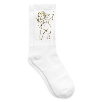 Engel - Tennissocken - Weiß - Rechts