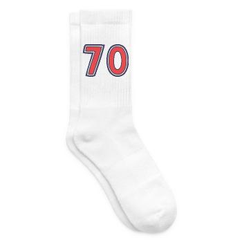 70. 70 JAHRE. 70-JÄHRIGES JUBILÄUM. 70-JÄHRIGES JUBILÄUM. - Tennissocken - Weiß - Rechts