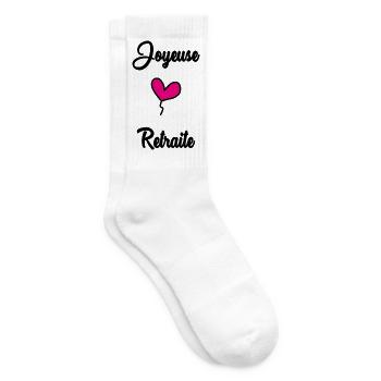 RUHESTAND. ALLES GUTE FÜR DEN RUHESTAND. ALLES GUTE FÜR DEN RUHESTAND - Tennissocken - Weiß - Rechts