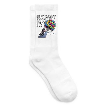 Songtexte Musikliebhaber Songwriter Musikfestival - Tennissocken - Weiß - Rechts
