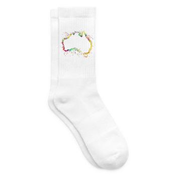 Australien Kontinent - Tennissocken - Weiß - Rechts
