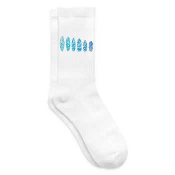 Surfbretter Kritzelei Surfbrett Surfer Surfboard - Tennissocken - Weiß - Rechts