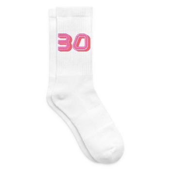 30. 30 YEARS. 30th ANNIVERSARY. 30 YEARS ANNIVERSARY. - Tennis socks - white - Right