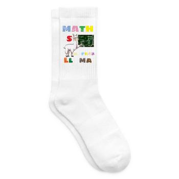 Math Joke - Tennissocken - Weiß - Rechts