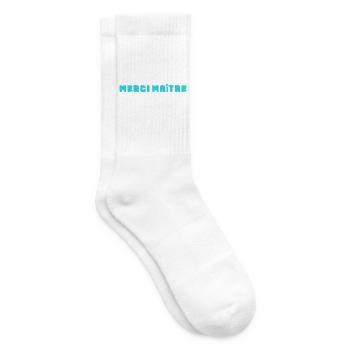 MEISTER. VIELEN DANK. DANKE, MEISTER. MEISTER. MEISTER-GESCHENK - Tennissocken - Weiß - Rechts