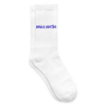 MEISTER. VIELEN DANK. DANKE, MEISTER. MEISTER. MEISTER-GESCHENK - Tennissocken - Weiß - Rechts