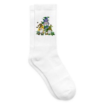 Wichtel Zwerge Gnome - Tennissocken - Weiß - Rechts