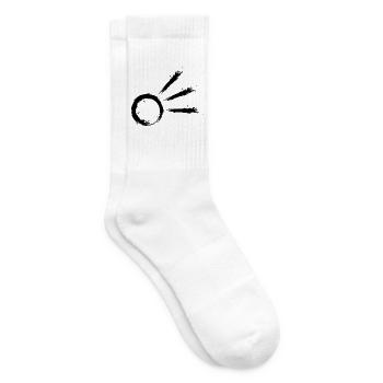 Komet Symbol Schweifstern Astrologie Astronomie - Tennissocken - Weiß - Rechts