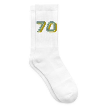 70. 70 YEARS. 70th ANNIVERSARY. 70 YEARS ANNIVERSARY. - Tennis socks - white - Right