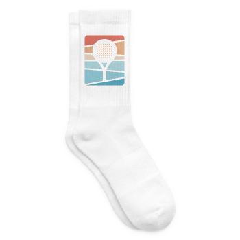 Padeltennis Padelschläger Padelspieler Padel - Tennissocken - Weiß - Rechts