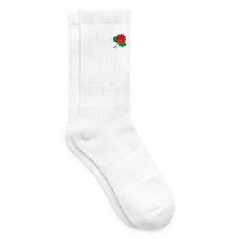 Rose - Tennissocken - Weiß - Rechts