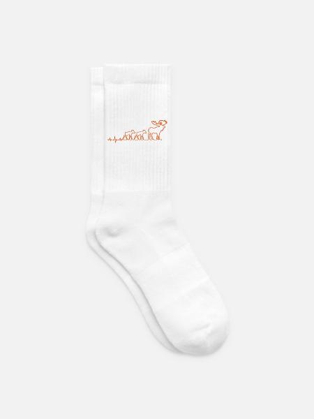 elch moose - Tennissocken - Weiß