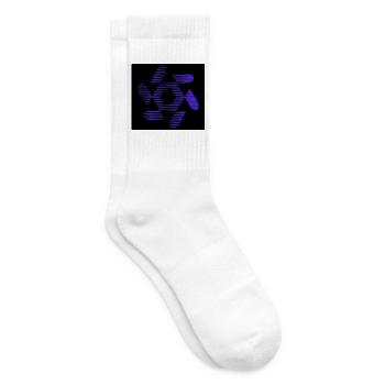ENTWURF. KUNST. PAPA. MAMA. MODERN. AFRIKA. GEEK. - Tennissocken - Weiß - Rechts