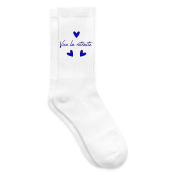 RETIREMENT. RETIREMENT. RETIRED. RETIREMENT - Tennis socks - white - Right