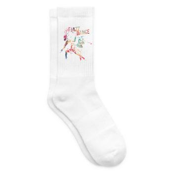 Lebendiger Jazztanz Bühnenauftritt - Tennissocken - Weiß - Rechts