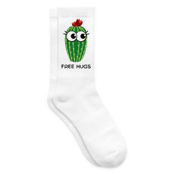 Câlins gratuits Cactus - Chaussettes de tennis - blanc - Droite