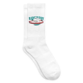 Federleichtes Badminton Turnier - Tennissocken - Weiß - Rechts