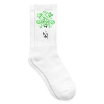 BAUM. NATUR. ÖKOLOGIE - Tennissocken - Weiß - Rechts