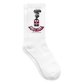 Ludmilla vor mit Rauch BR 130 131 132 230 231 232 - Tennissocken - Weiß - Rechts