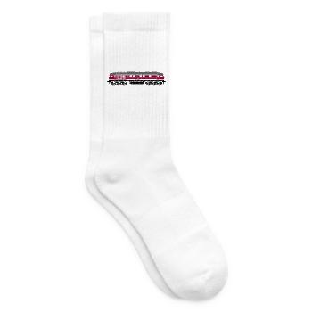 BR 130 Seite weinrot DR Reichsbahn - Tennissocken - Weiß - Rechts