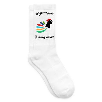 BAUER. BAUER. LANDWIRTSCHAFT. FIRMA - Tennissocken - Weiß - Rechts