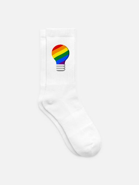 Gay Pride - Tennissocken - Weiß