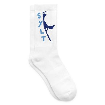 sylt blau mit schriftzug - Tennissocken - Weiß - Rechts