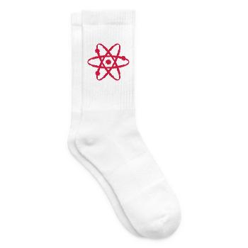 Wissenschaftliches Symbol - Tennissocken - Weiß - Rechts