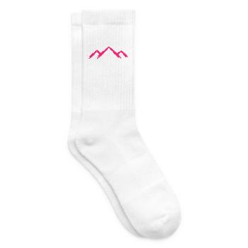 Berg Bergsteigen Rosa Berglauf - Tennissocken - Weiß - Rechts