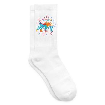 Majestätischer Braunbär Kanada - Tennissocken - Weiß - Rechts
