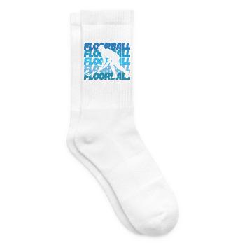 Floorball Spieler Unihockey Floorball - Tennissocken - Weiß - Rechts