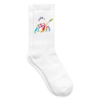 Flinker Mandolinist Zupforchester - Tennissocken - Weiß - Rechts