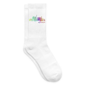 München - Tennissocken - Weiß - Rechts