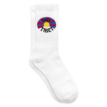free tibet - Tennissocken - Weiß - Rechts