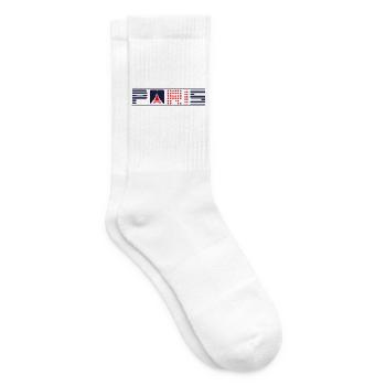 Paris Frankreich Stadtreise Reise Design - Tennissocken - Weiß - Rechts