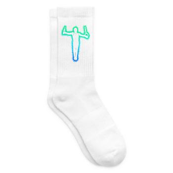 Turner Gymnastik Ringeturnen Herren Jungen Turnen - Tennissocken - Weiß - Rechts