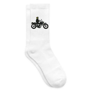 motorradfahrer - Tennissocken - Weiß - Rechts