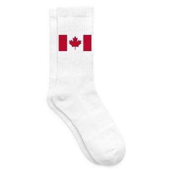 Canada Flag Flag Maple Canada Day 1867 Toronto - Tennis socks - white - Right