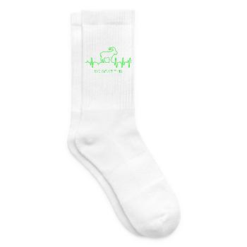 Ziege EKG - Tennissocken - Weiß - Rechts