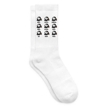 Papageitaucher Emotionen Papageientaucher Puffin - Tennissocken - Weiß - Rechts