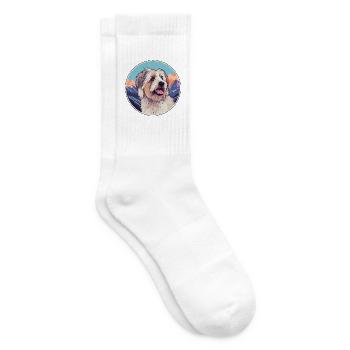 Cao de Castro Laboreiro Hunderasse Cartoon Kawaii W - Tennissocken - Weiß - Rechts