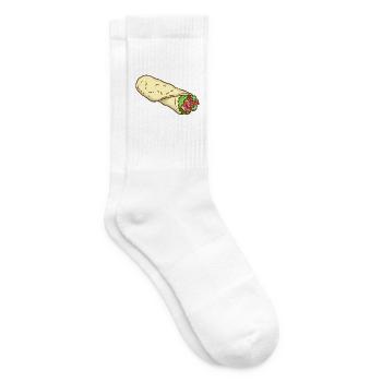 Saftiger Döner Lammfleisch Imbiss - Tennissocken - Weiß - Rechts