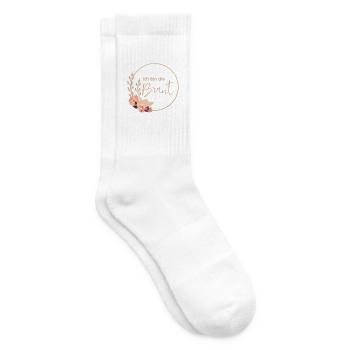 Ich bin die Braut - Tennissocken - Weiß - Rechts